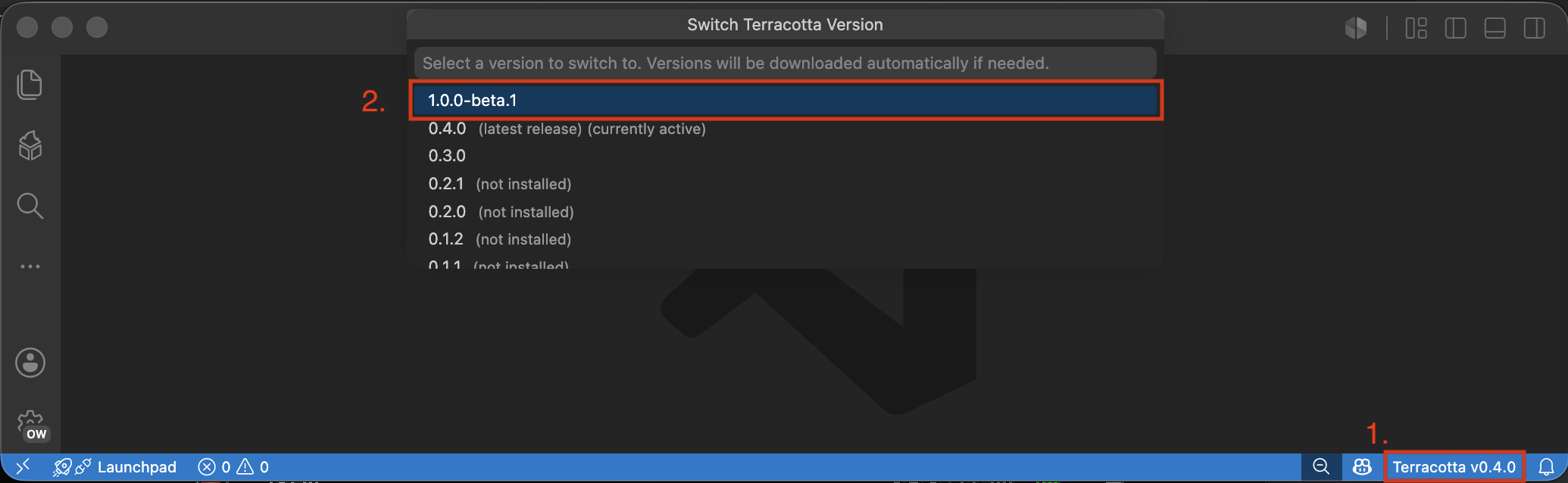 Install Beta Compiler